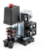 Air Compressor Pressure Switch Black 0-180 PSI Aluminum Alloy Model-3