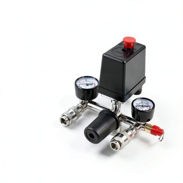 Air Compressor Pressure Switch Black 0-180 PSI Aluminum Alloy Model-5