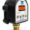 GamaTech Pressure Switch for Water Pump and Air Pump, Digital Adjustable Pressure Controller, 110V, 0-145 Psi, 1/2" Male Npt-7